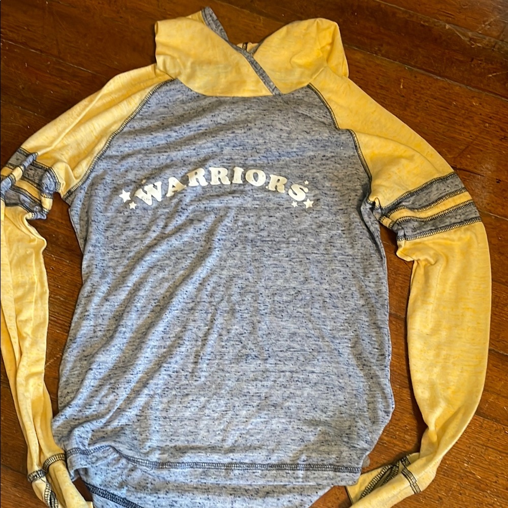 Holloway Blue and Yellow Ladies Hoodie